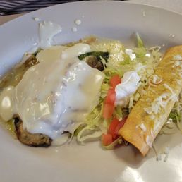 Chili Relleno and flauta