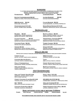 Menu photo 2 Freight House Ogdensburg, NY