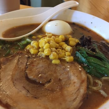 Eon Coffee - Miso Ramen with green noodles! The egg was a beauty. - Coffee & Tea Near Me - Hayward, California Eon Coffee - Miso Ramen with green noodles! The egg was a beauty. - Coffee & Tea Near Me - Hayward, California