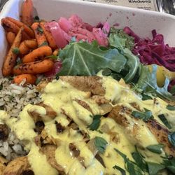 Yalla Falafel - Amba rice plate