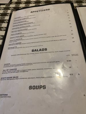 Menu photo 2 Gino's East - Wheaton Wheaton, IL