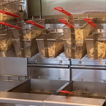 Five Guys - Fries @ the ready - Burgers Near Me - Newtown, Pennsylvania
