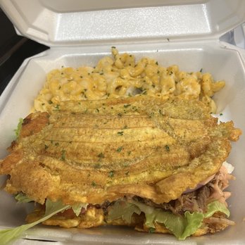 La Palma - "La Palma" w/ Mac & Cheese - Dominican Near Me - Greensboro, North Carolina La Palma - "La Palma" w/ Mac & Cheese - Dominican Near Me - Greensboro, North Carolina