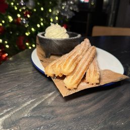 Peppermint churros Peppermint churros