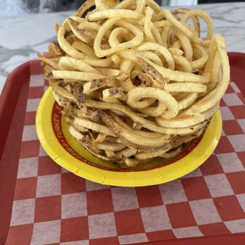 Juicys Famous Fair Food - Curly fries - Fast Food Near Me - Bradenton, Florida Juicys Famous Fair Food - Curly fries - Fast Food Near Me - Bradenton, Florida