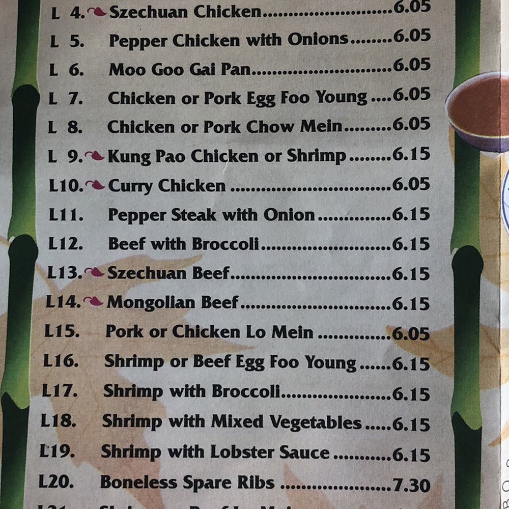 Kim's Chinese Food - Menu as of November 2018. Lunch specials. - Chinese Near Me - Hampton, Virginia Kim's Chinese Food - Menu as of November 2018. Lunch specials. - Chinese Near Me - Hampton, Virginia