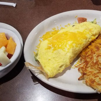 Flapjacks - California omelet with hash browns and fruit - Breakfast & Brunch Near Me - Sacramento, California