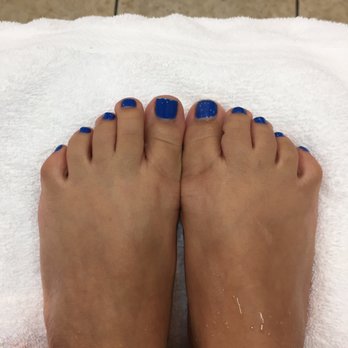 Nail Spot - Two weeks old pedicure - Nail Salons Near Me - Houston, Texas Nail Spot - Two weeks old pedicure - Nail Salons Near Me - Houston, Texas