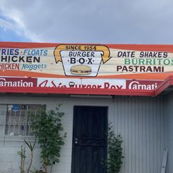 Burger Box - Their sign