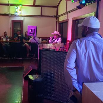 Coyote Crossing Saloon - Locals at Karoke! If you Stop by tell TomTom Hi... He was the friendliest local Cowboy! Tell him Rose & Doug say Hi... - Nightlife Near Me - San Antonio, Texas Coyote Crossing Saloon - Locals at Karoke! If you Stop by tell TomTom Hi... He was the friendliest local Cowboy! Tell him Rose & Doug say Hi... - Nightlife Near Me - San Antonio, Texas
