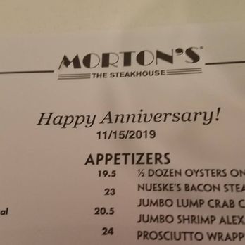 Morton's The Steakhouse - Steakhouses Near Me - Naperville, Illinois Morton's The Steakhouse - Steakhouses Near Me - Naperville, Illinois