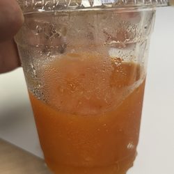 Rawesome Juicery - Guava, mango, orange juice smoothie