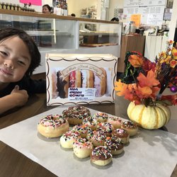Daylight Donuts - Got treated to these very special mini donuts. Couldn't decide which one to get so we special ordered all of the flavors!!