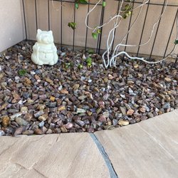 Chestnut colored rock