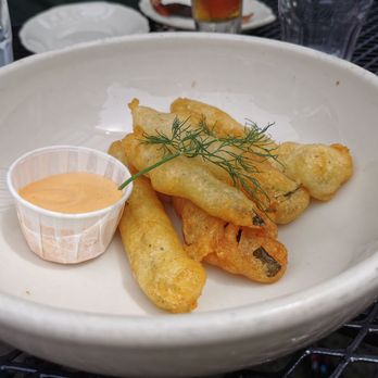 Jacob's Pickles - Fried pickles - starter - Comfort Food Near Me - New York, New York Jacob's Pickles - Fried pickles - starter - Comfort Food Near Me - New York, New York