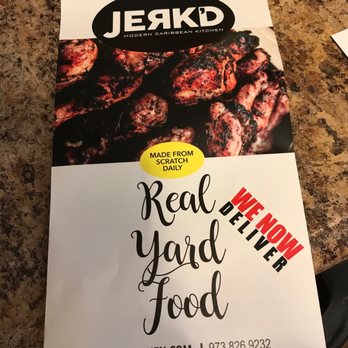 Jerk'D - Menu front - Caribbean Near Me - Hackensack, New Jersey
