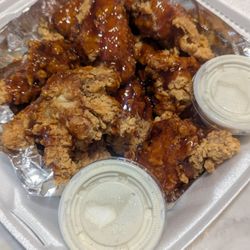 Morgan's Restaurant - Wing Time - Breaded, Kickin Bourbon