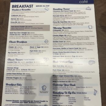 The Café - Menu - American Near Me - Funner, California