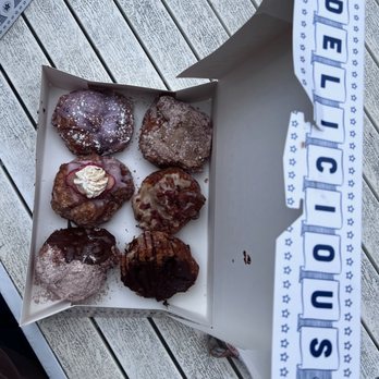 Parlor Doughnuts - The shop has a cool vibe, donuts were flaky however some of them were too sweet. - Donuts Near Me - San Diego, California