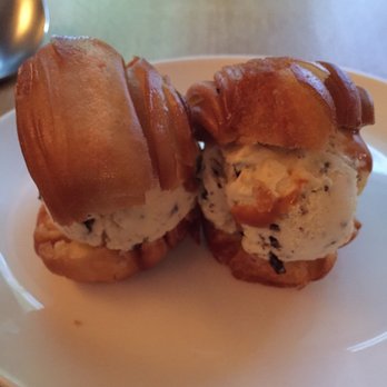 Tuome - Fried mantou with choco chip ice cream - New American Near Me - New York, New York Tuome - Fried mantou with choco chip ice cream - New American Near Me - New York, New York