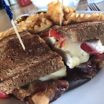 Sloan's - Chipotle chicken on wheat with "criss cut" fries - Breakfast & Brunch Near Me - Indio, California Sloan's - Chipotle chicken on wheat with "criss cut" fries - Breakfast & Brunch Near Me - Indio, California