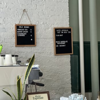 Dolly's Coffee Shop - The special drinks menu - May 2025 - Bakeries Near Me - Brooklyn, New York