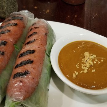 Pho Oh Tasty - Nem nuong, it's missing crispy fried wonton wrapper, pricey at $5.50 - Vietnamese Near Me - Orange, California Pho Oh Tasty - Nem nuong, it's missing crispy fried wonton wrapper, pricey at $5.50 - Vietnamese Near Me - Orange, California