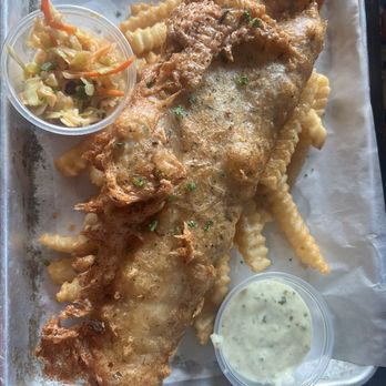 Tiki Docks Riverview - Fish and chips - Salad Near Me - Riverview, Florida