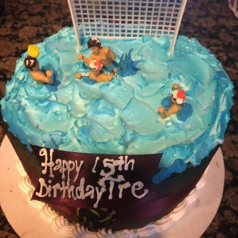 Christine's Cake Creations - Waterpolo cake for my son - Desserts Near Me