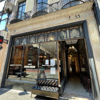 Cafe Bonjour - Outside Cafe Bonjour - Breakfast & Brunch Near Me - Boston, Massachusetts