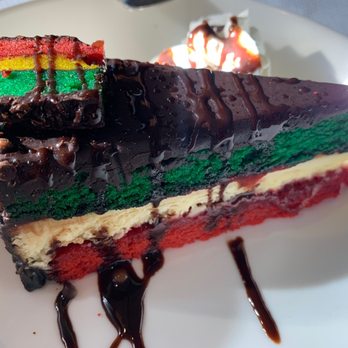 Wild Ginger - Rainbow cookie cake - Asian Fusion Near Me - Smithtown, New York
