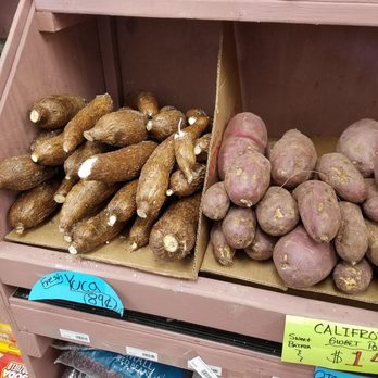 Dover Farmers Market - Yuca, Sweet Potatoes, Beans [below] - Farmers Market Near Me - Dover, New Jersey