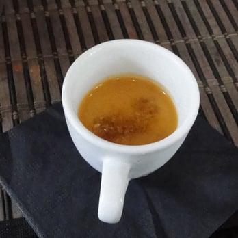 Miami Culinary Tours - Gazpacho at 660- that is an espresso cup, as a size reference. - Food Tours Near Me - Miami Beach, Florida Miami Culinary Tours - Gazpacho at 660- that is an espresso cup, as a size reference. - Food Tours Near Me - Miami Beach, Florida