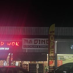 Ding Chinese Cuisine - DING (same spot as previous Thousand Wok restaurant) The sign needs to be taken down & replaced.