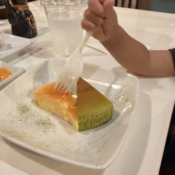 Sushi Sawa - Matcha cheesecake plate - Sushi Bars Near Me - Azusa, California Sushi Sawa - Matcha cheesecake plate - Sushi Bars Near Me - Azusa, California