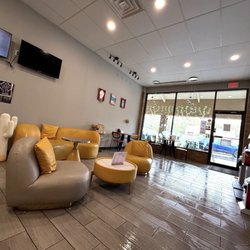 Clean and comfortable seating area