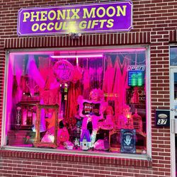 Front window and sign
