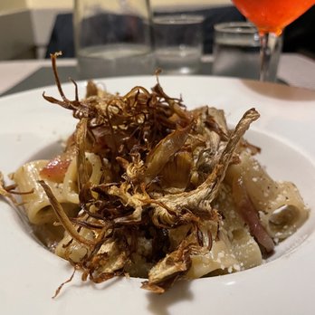 Ditirambo - Pasta with artichoke and guanciale! - Italian Near Me - Rome, RM Ditirambo - Pasta with artichoke and guanciale! - Italian Near Me - Rome, RM