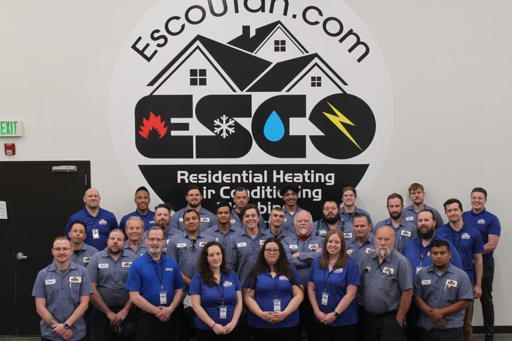 Slide of ESCO Heating, AC, Plumbing & Electric