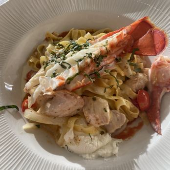 The Beach House - Fish & Lobster Pasta - Asian Fusion Near Me - Koloa, Hawaii