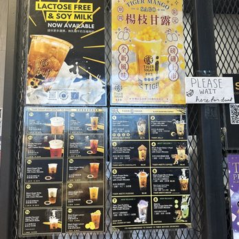 Tiger Sugar - Menu - Bubble Tea Near Me - Beaverton, Oregon