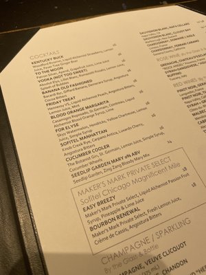 Menu photo 2 Le Bar Chicago, IL