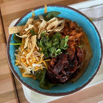 Chi'Lantro BBQ - Heights - Japchae con Queso - Korean Near Me - Houston, Texas