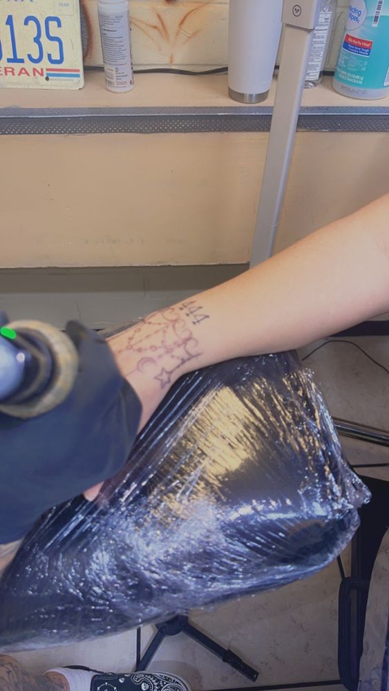 Legal Addiction Tattoo Logo