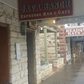 Java Ranch Espresso Bar & Cafe - The welcome sign - Coffee & Tea Near Me - Fredericksburg, Texas