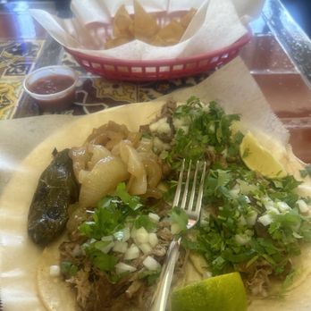 Senor Taco Taqueria - 3 regular carnitas tacos - Tacos Near Me - San Jose, California