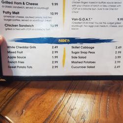 Toasted Smiths Station - Menu