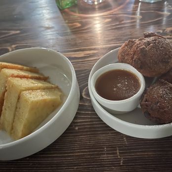 Musang Seattle - corn bibingka (left) and saba karioka (right) - Filipino Near Me - Seattle, Washington Musang Seattle - corn bibingka (left) and saba karioka (right) - Filipino Near Me - Seattle, Washington