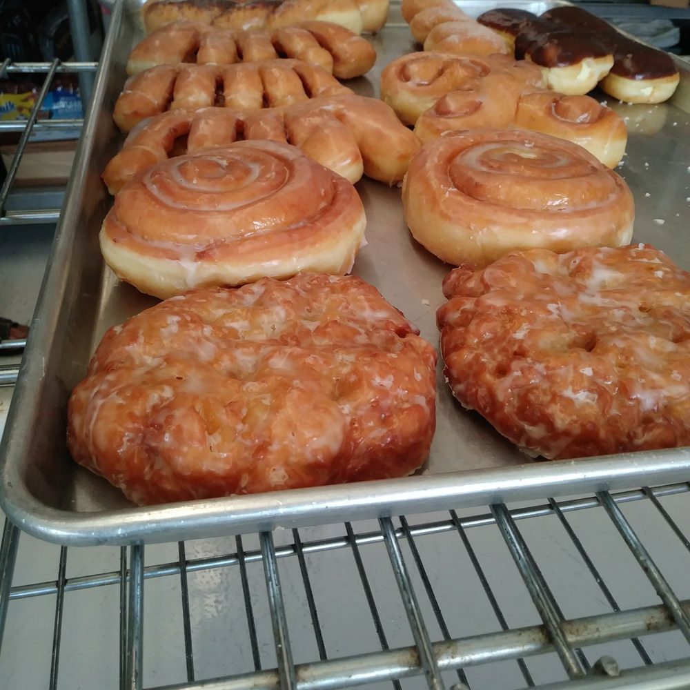 A Plus Donuts - The best cinnamon rolls and apple fritters in the world - Donuts Near Me - Coldspring, Texas