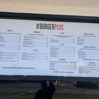 The Burgerplus - Outside menu - Burgers Near Me - Montebello, California